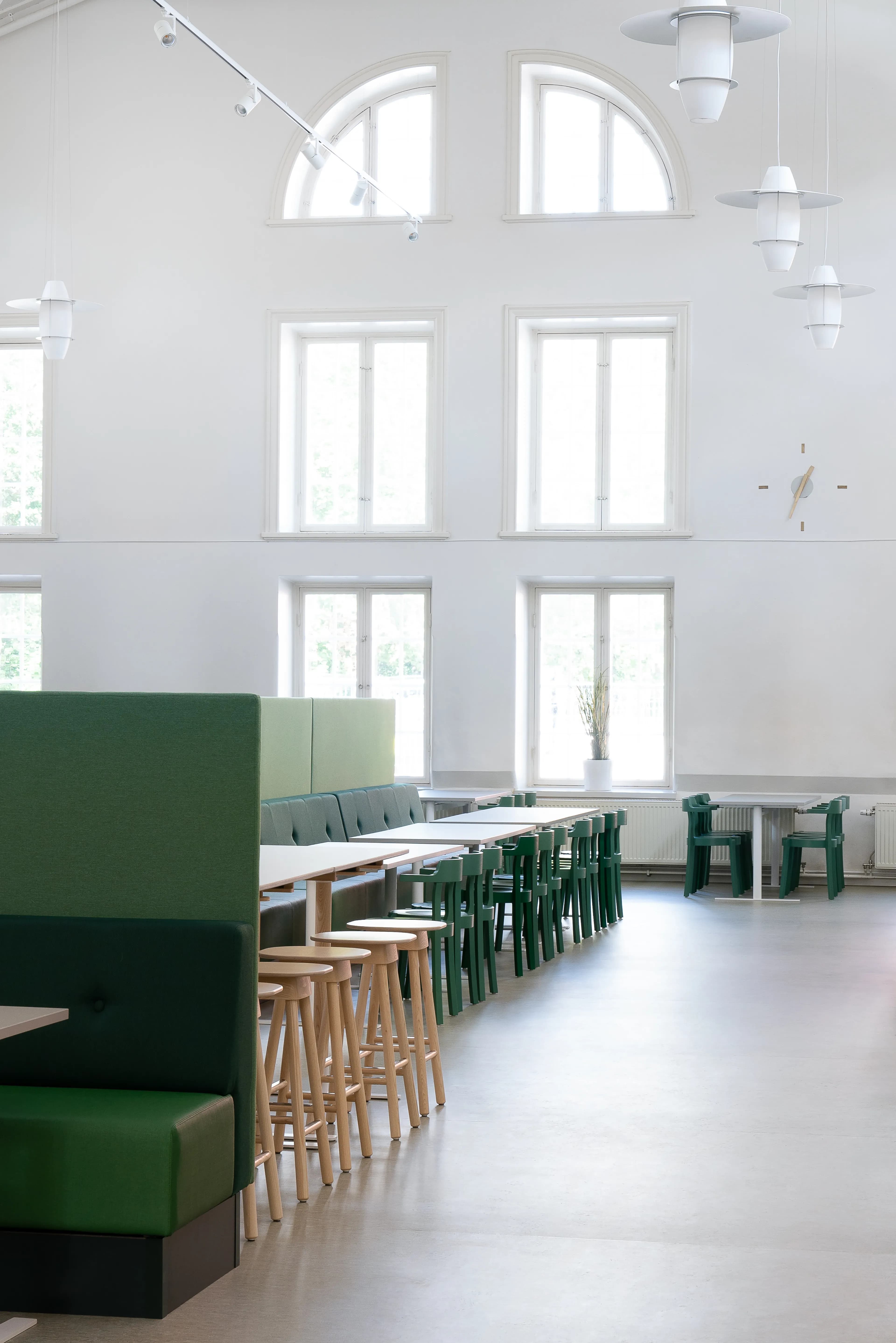 Image of the canteen at Lundellska Upper Secondary School in Uppsala.