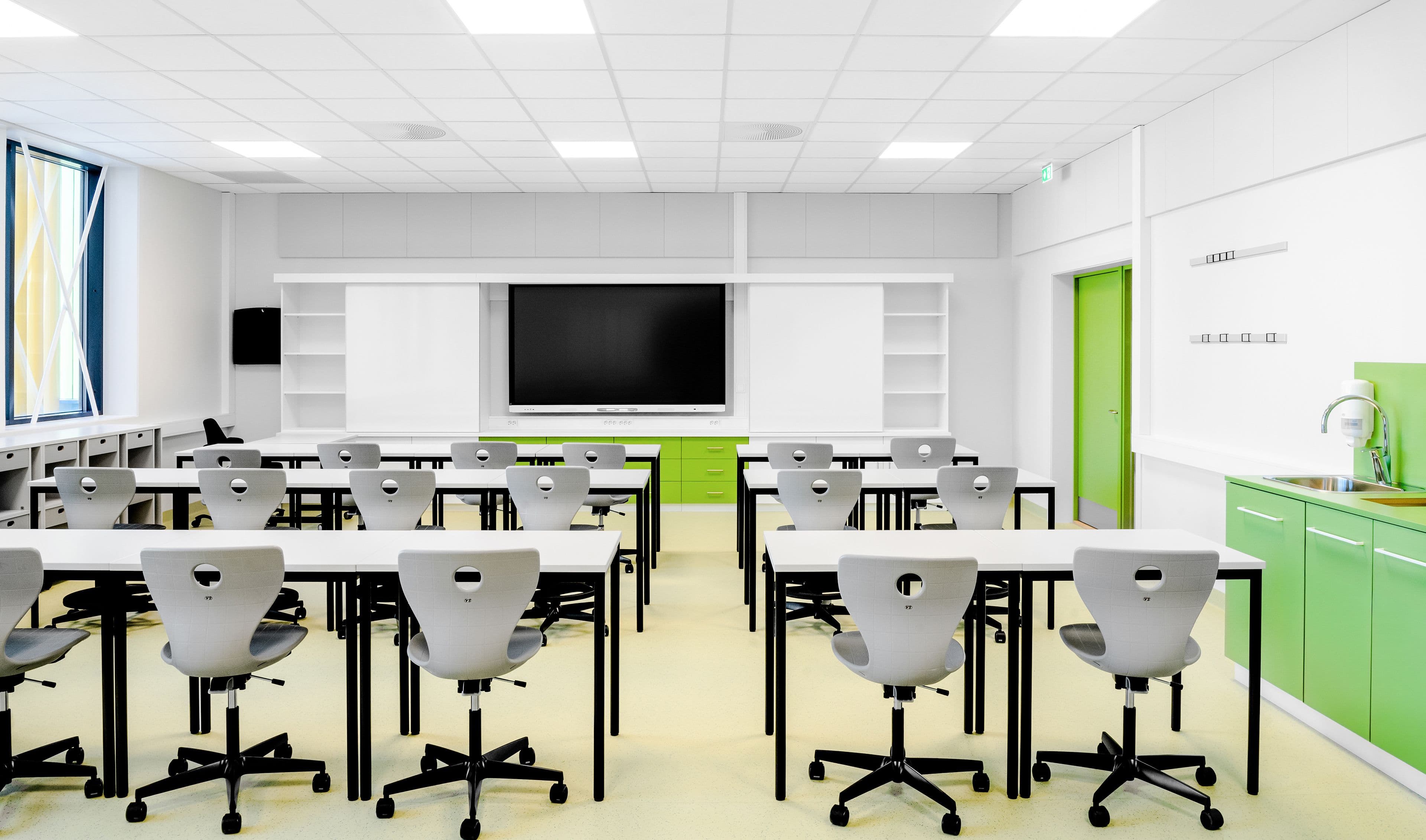Image from a classroom at Kirkelund School in Skiptvet.